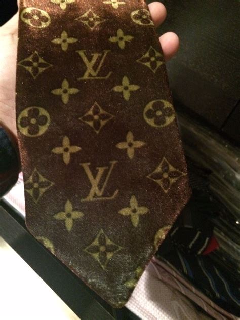 louis vuitton tie brown|Louis Vuitton ties for men.